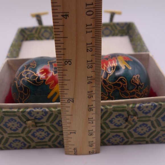 Dragon Chime Baoding Balls with Box - Picture 3 of 13